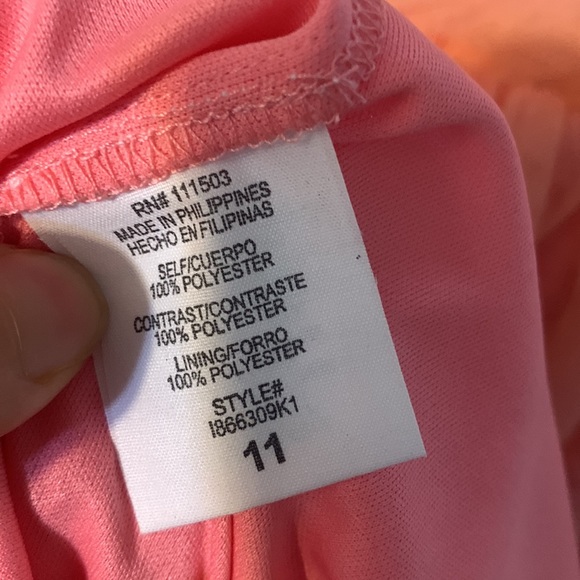 Pink Ombré Sweet heart Gem Encrusted Strapless Mini dress - Picture 7 of 8